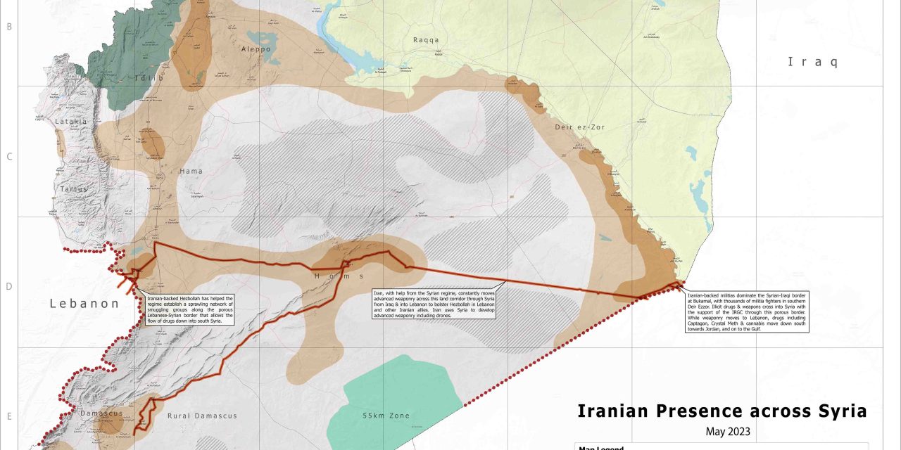 Map: Iran’s Influence across Syria
