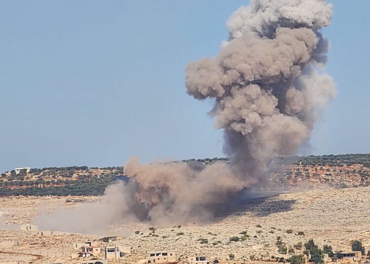 17 October: Russian airstrikes in Idlib city and Maarat Misrin injured three civilians.