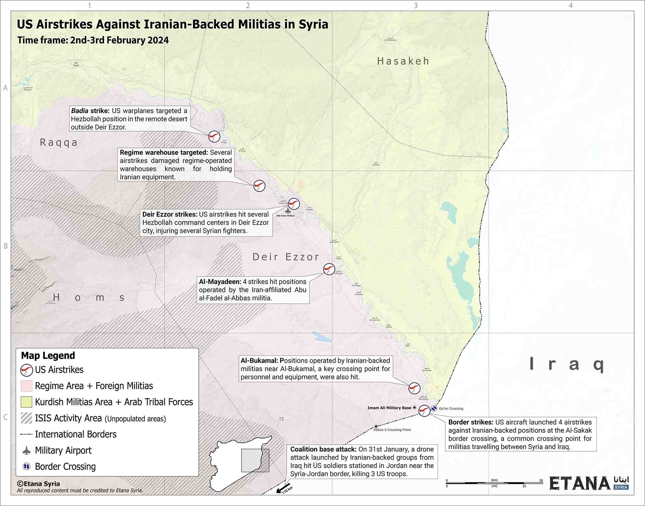 Memo: Aftermath Of US Airstrikes Against Iranian-backed Militias In ...