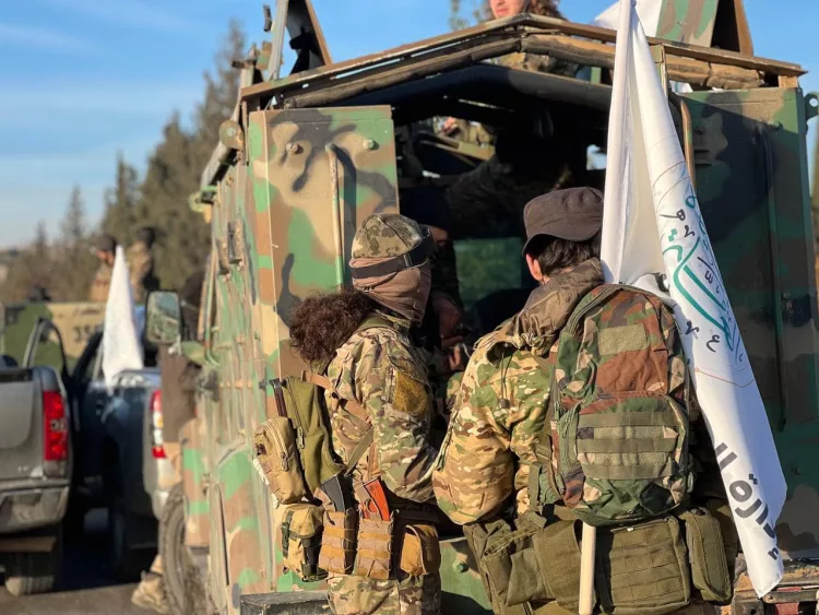 HTS-led General Security forces conduct a combing operation in Damascus to root out regime elements and confiscate weapons. (Photo: YomyatKzefeh, Facebook)