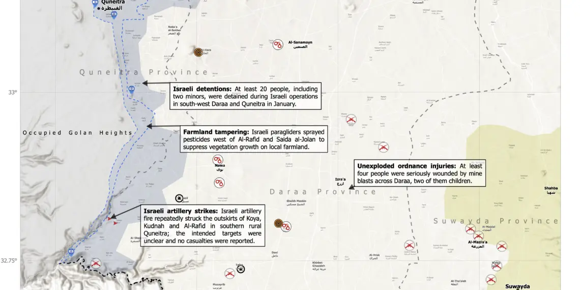 BRIEF: Israeli operations continue in south-west Syria