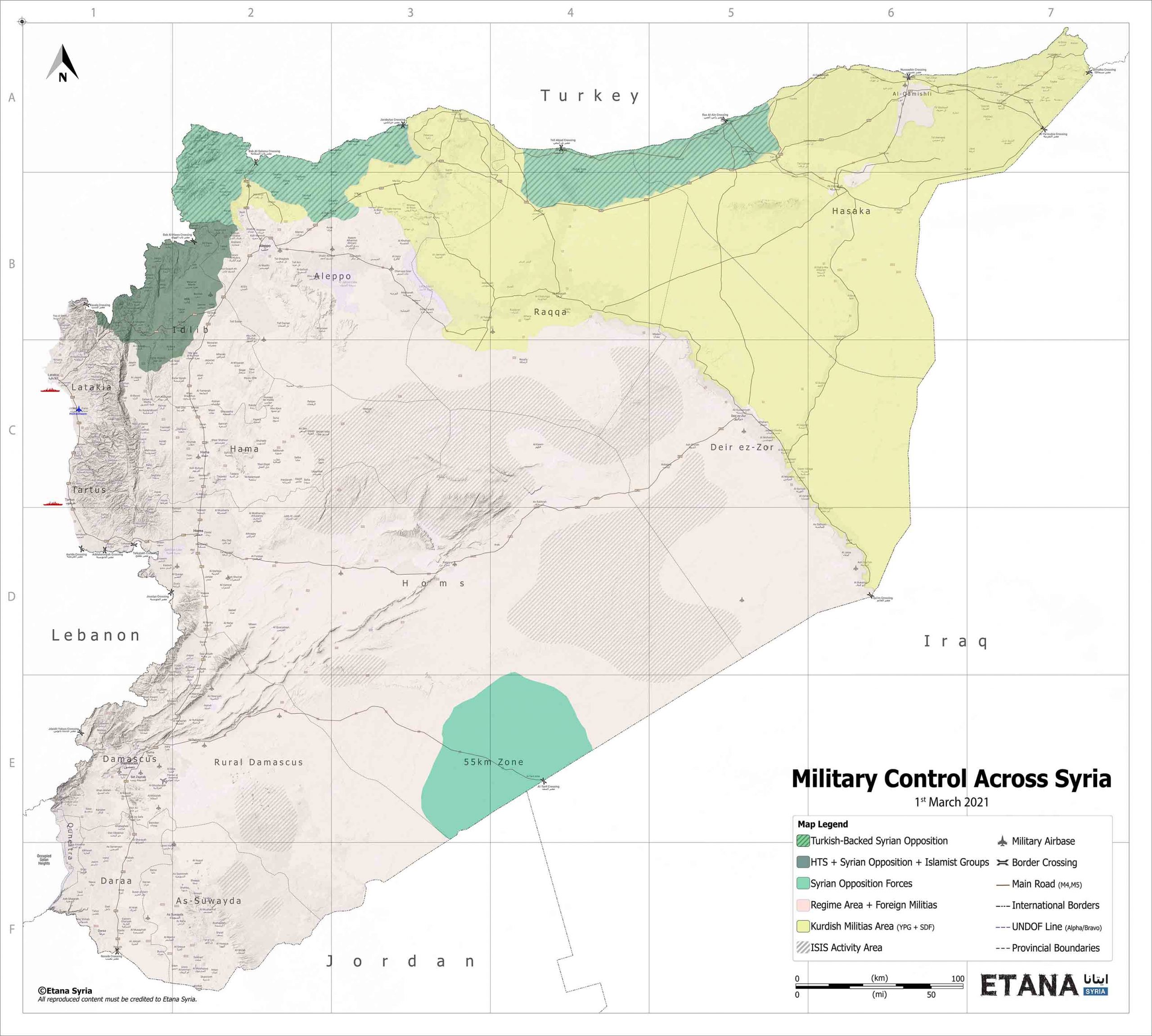 Syria map