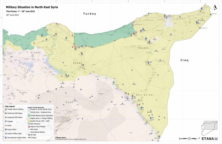 Mailitary situation in North-East Syria