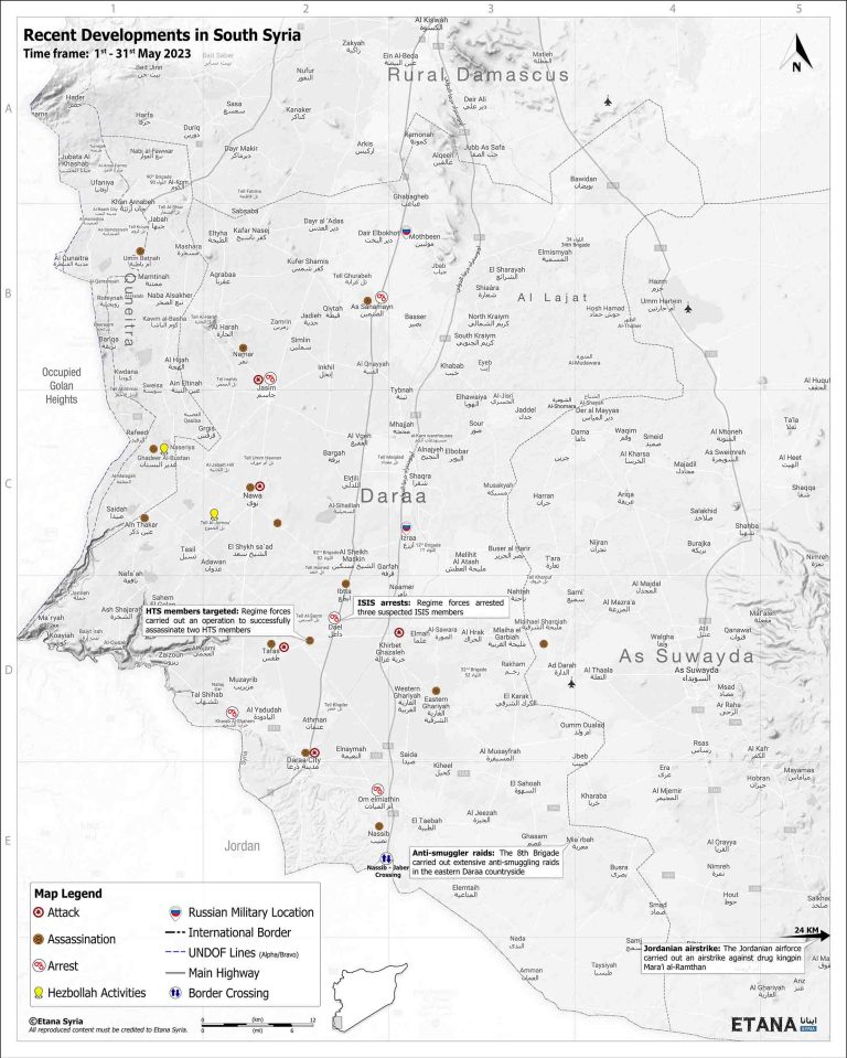 Recent Developments in South Syria May 2023