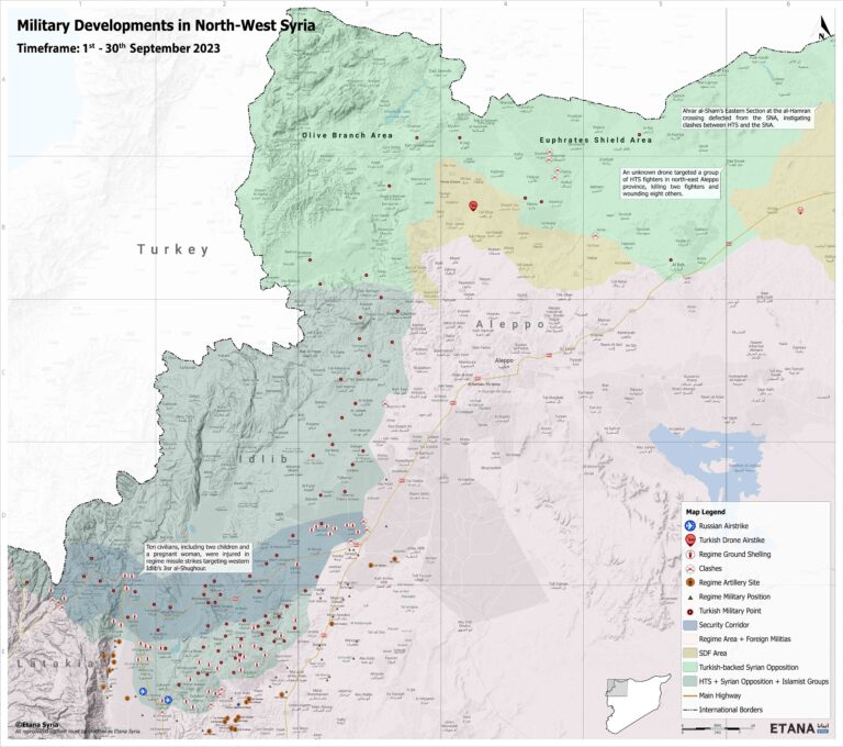 Military Developments in North-West Syria 10.2023
