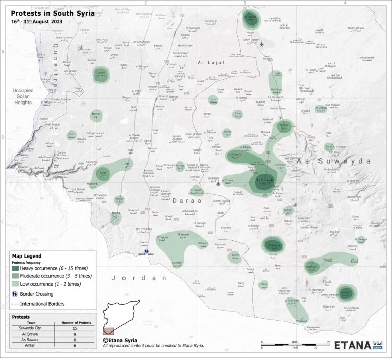 Protests Density in South Syria_1