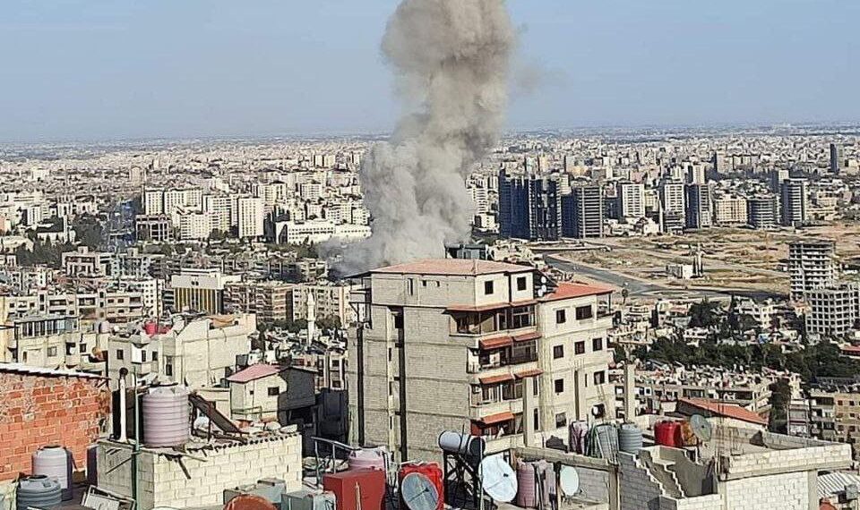Photos circulating online showed the scale of the damage to the Iranian consulate. (Source: Telegram, Twitter/X)