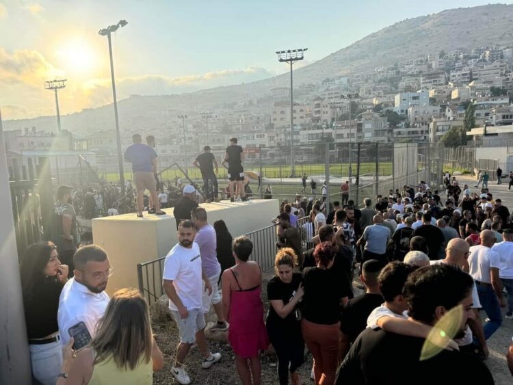 14 were killed in a rocket attack on a football pitch in Majdal Shams, a Druze community in the Israeli-occupied Golan Heights. (Photo: Qutiba Haj Yasen, Facebook)